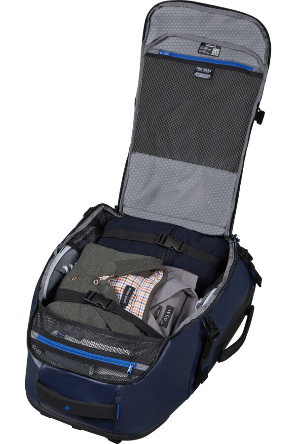 mochila de viagem ecodiver tamanho m azul noites