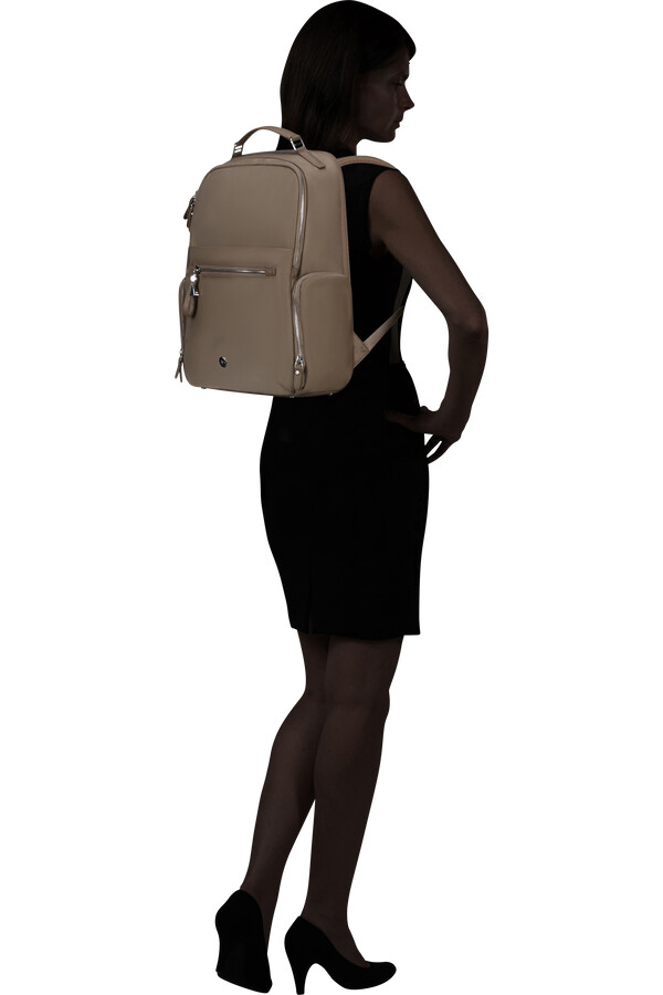 mochila karissa evo 15.6 marrom noz