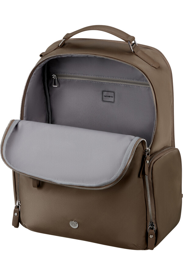 mochila karissa evo 15.6 marrom noz