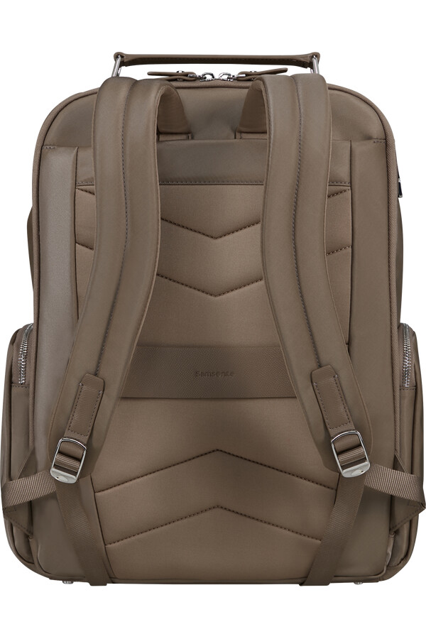 mochila karissa evo 15.6 marrom noz