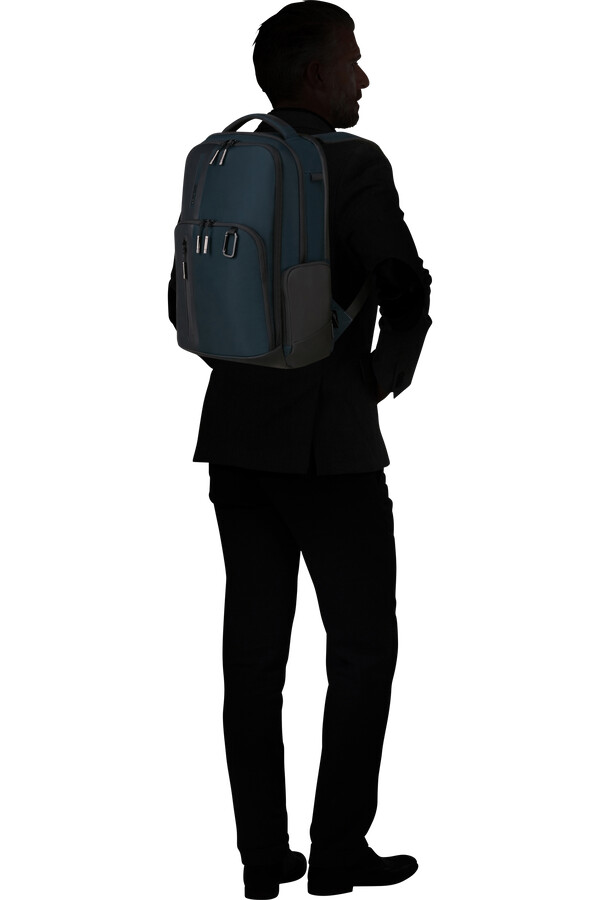 mochila para laptop biz2go azul escuro