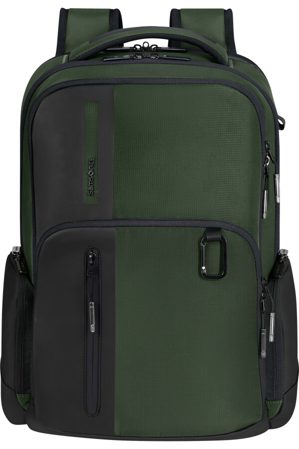 mochila para laptop biz2go verde-terra