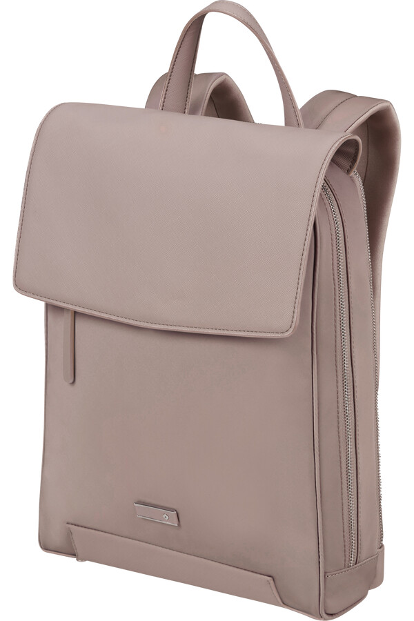 mochila zalia 3.0 com aba 14.1 rosa antigo