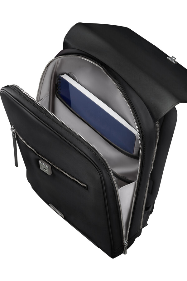 mochila zalia 3.0 com aba 358 cm 141 preta