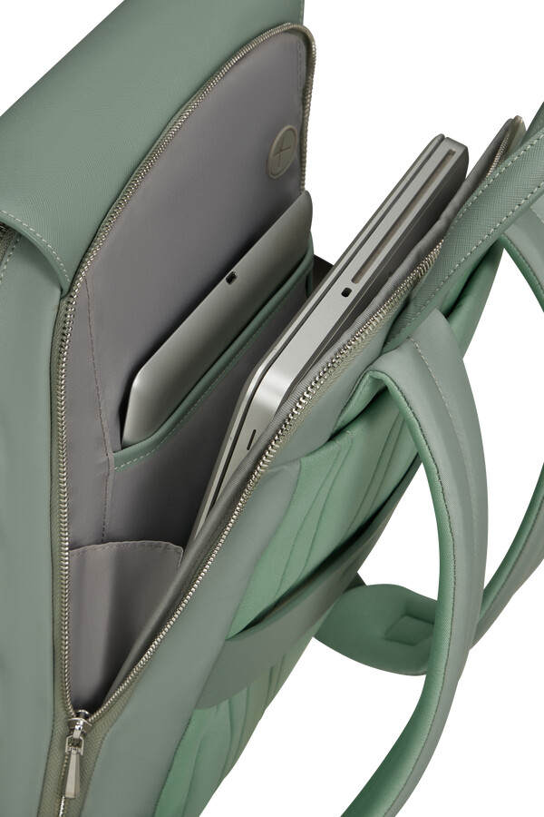 mochila zalia 3.0 com aba 358 cm 141 verde mineral