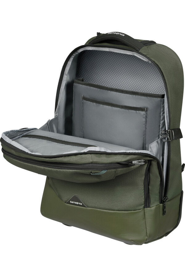 mala para laptop roadseeker com rodas 173 verde oliva escuro