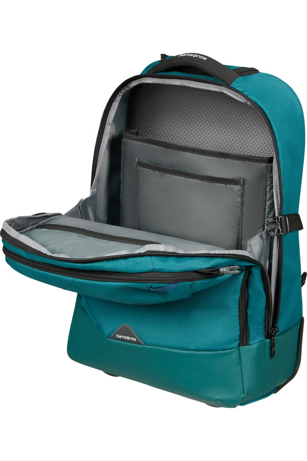 mala para laptop roadseeker com rodas 173 azul-petróleo escuro