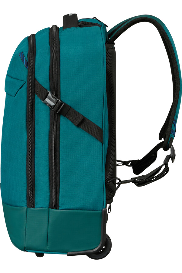 mala para laptop roadseeker com rodas 173 azul-petróleo escuro
