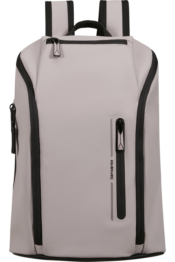 mochila glam-go rosa cinza