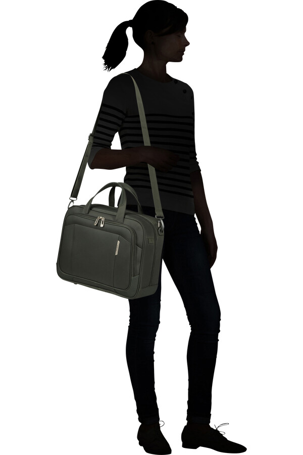 bolsa de ombro para laptop respark verde floresta