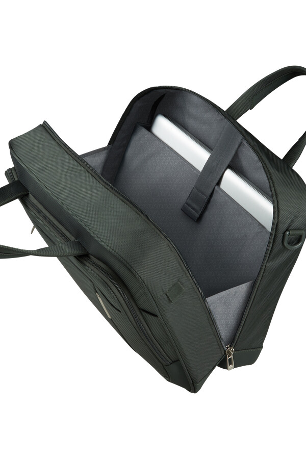 bolsa de ombro para laptop respark verde floresta