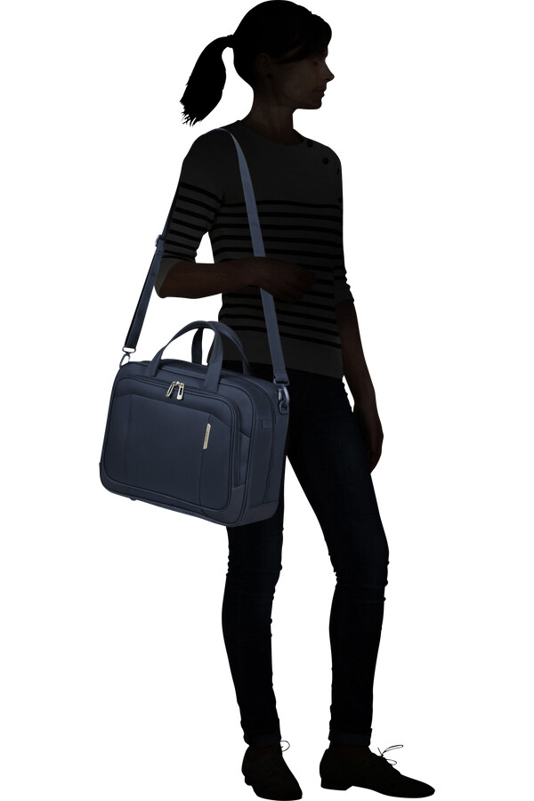 bolsa de ombro para laptop respark azul meia-noite