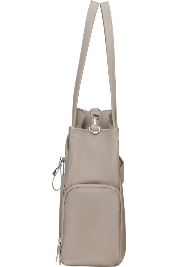 karissa evo tote 14.1 bege areia