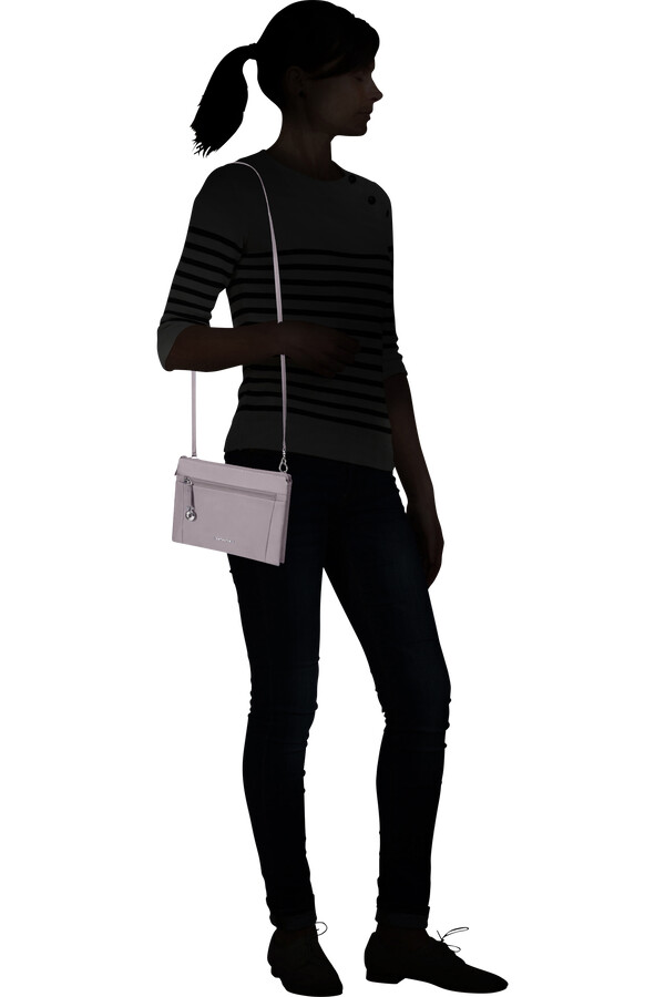 bolsa de ombro move journey bege claro