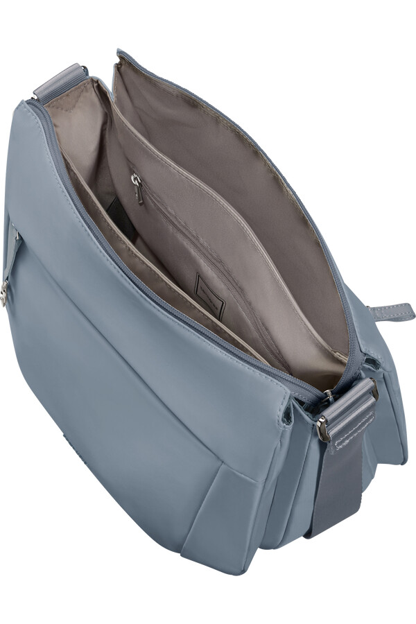 bolsa hobo move 5.0 azul acinzentado