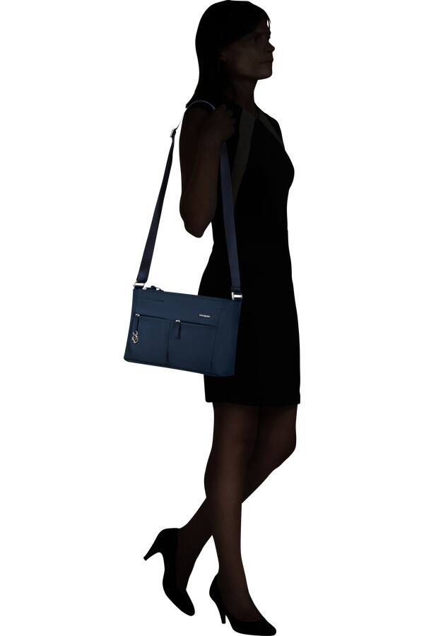 bolsa de ombro move 5.0 azul-escura