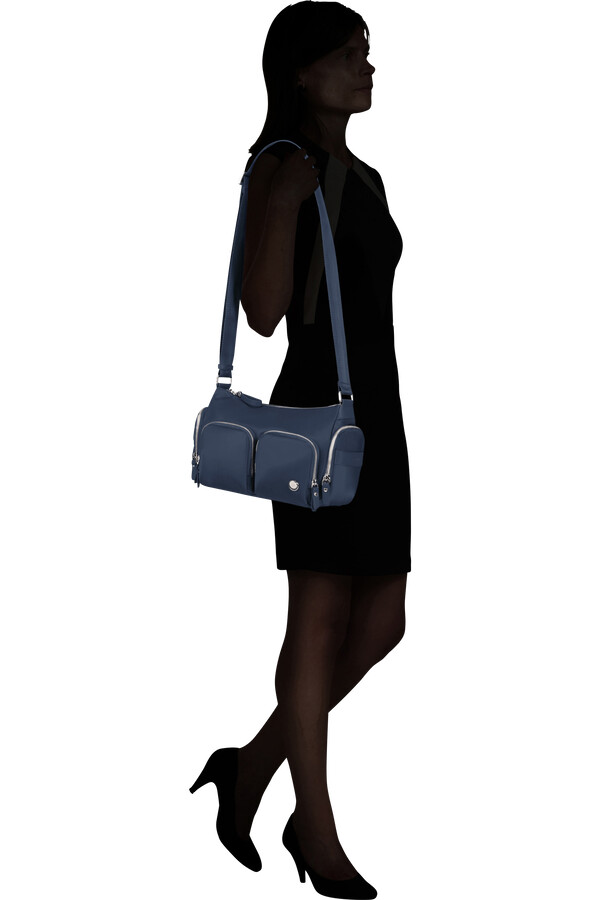 karissa evo bolsa de ombro azul noites