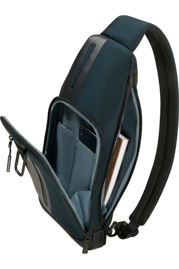 bolsa tiracolo biz2go azul escuro