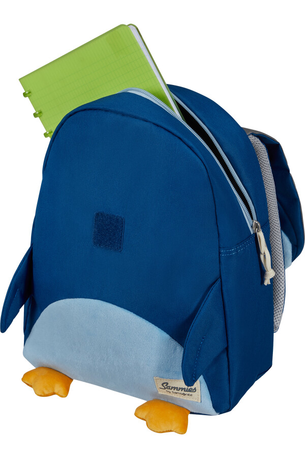 mochila ecológica happy sammies tamanho p pinguim peter