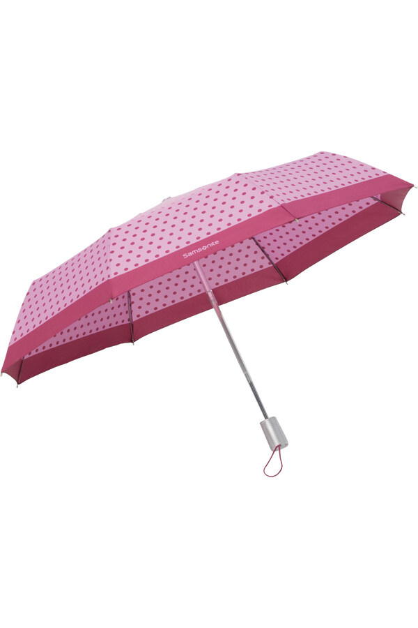guarda-chuva alu drop s com bolinhas roxas