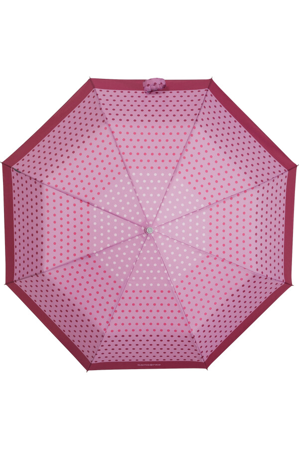 guarda-chuva alu drop s com bolinhas roxas