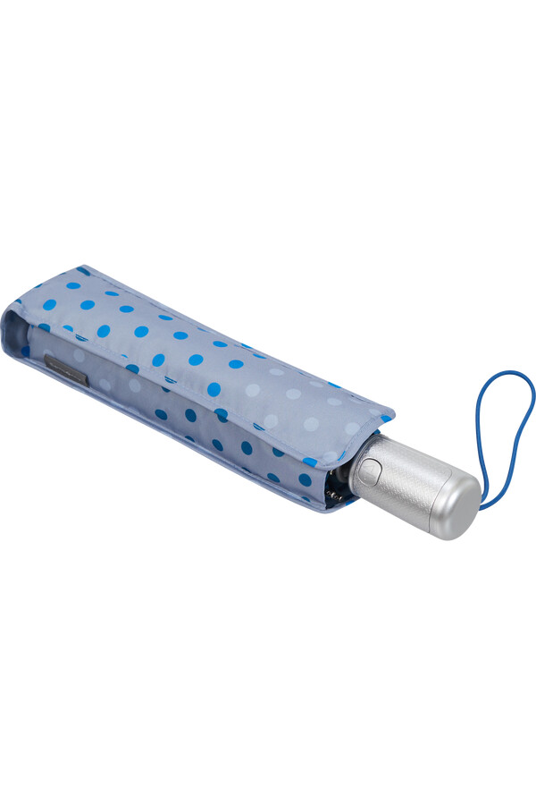 guarda-chuva alu drop s com bolinhas azuis