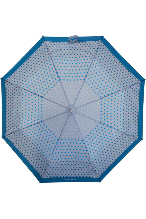 guarda-chuva alu drop s com bolinhas azuis