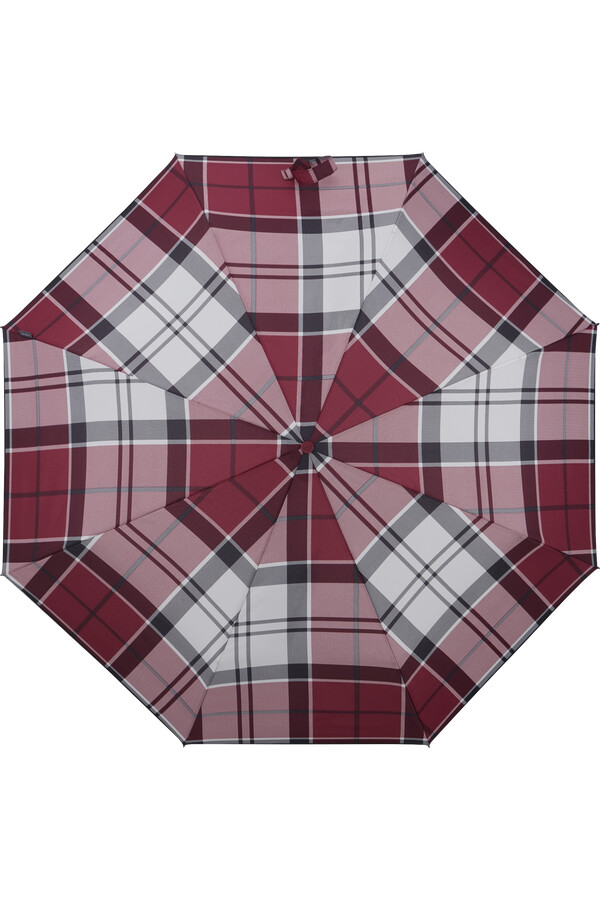 guarda-chuva alu drop s xadrez vermelho granada