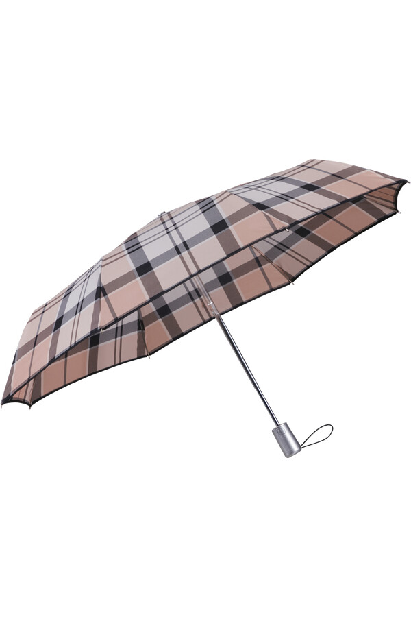 guarda-chuva alu drop s xadrez bege