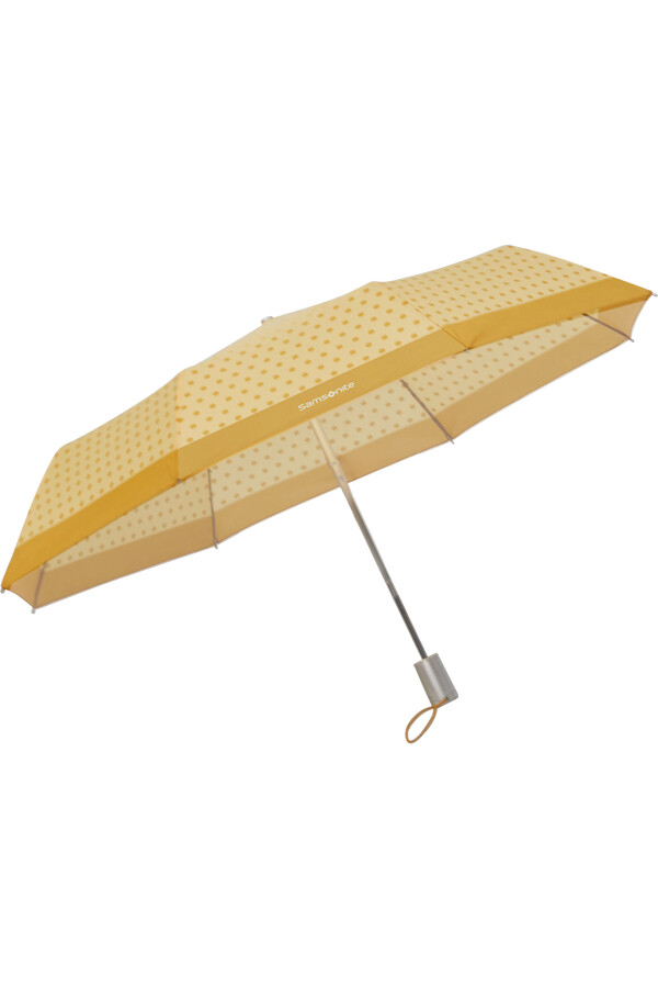 guarda-chuva alu drop s com bolinhas amarelas