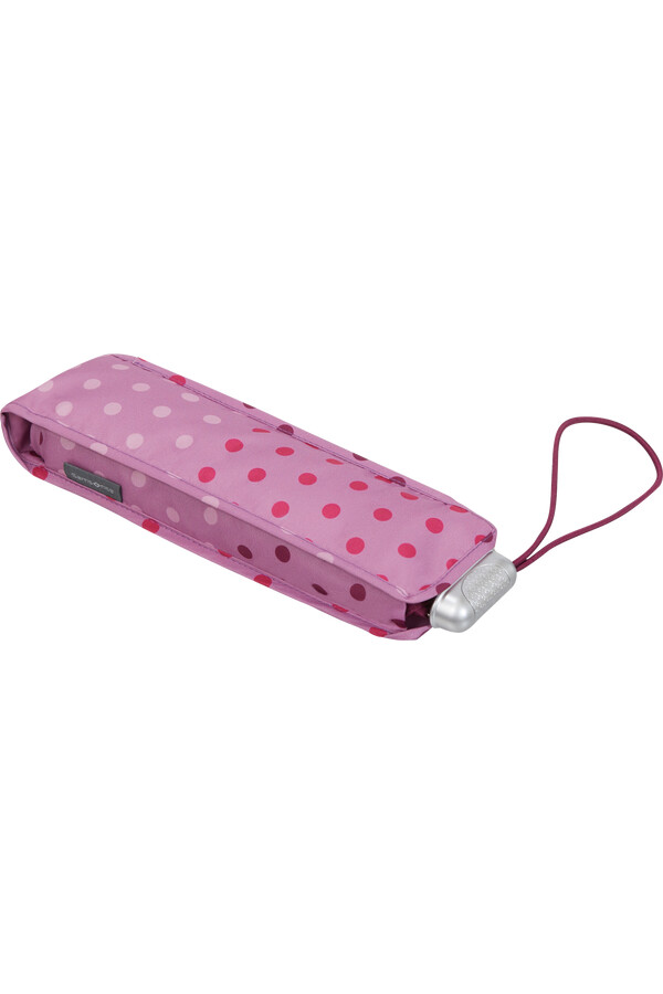 guarda-chuva alu drop s com bolinhas roxas