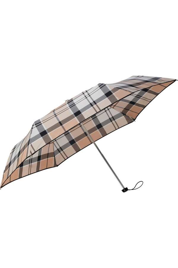 guarda-chuva alu drop s xadrez bege