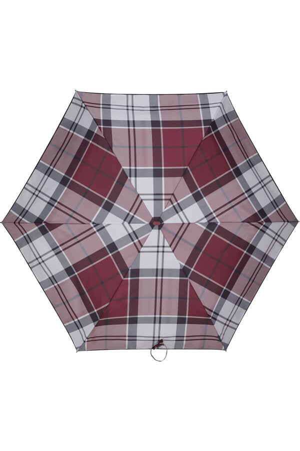 guarda-chuva alu drop s xadrez vermelho granada