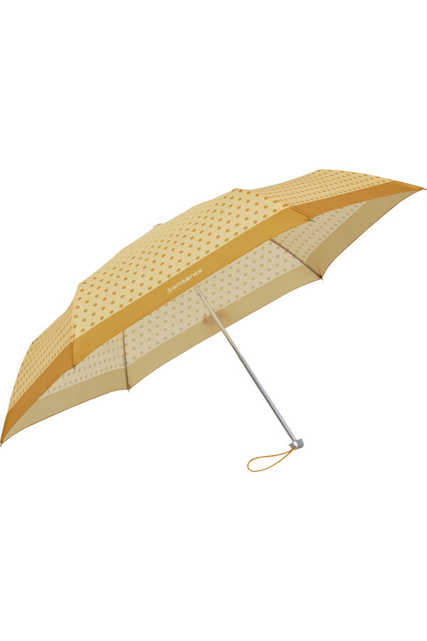 guarda-chuva alu drop s com bolinhas amarelas