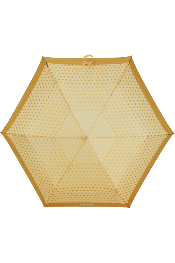 guarda-chuva alu drop s com bolinhas amarelas