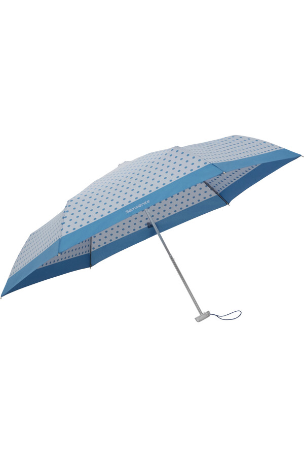 guarda-chuva alu drop s com bolinhas azuis
