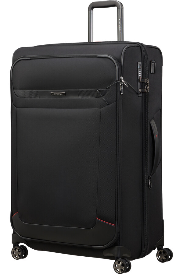carrinho de viagem pro-dlx 6 trvl spinner expansível 4 rodas 79cm preto