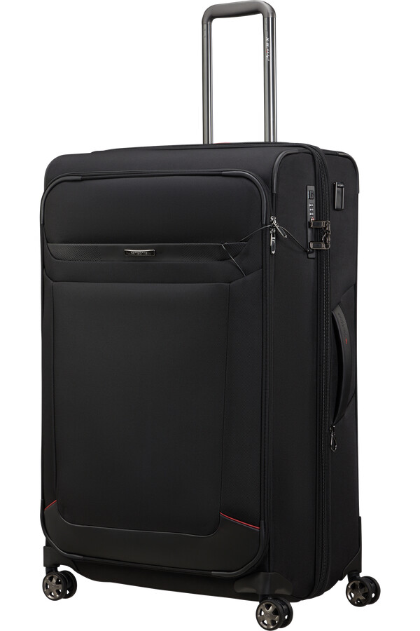 carrinho de viagem pro-dlx 6 trvl spinner expansível 4 rodas 79cm preto