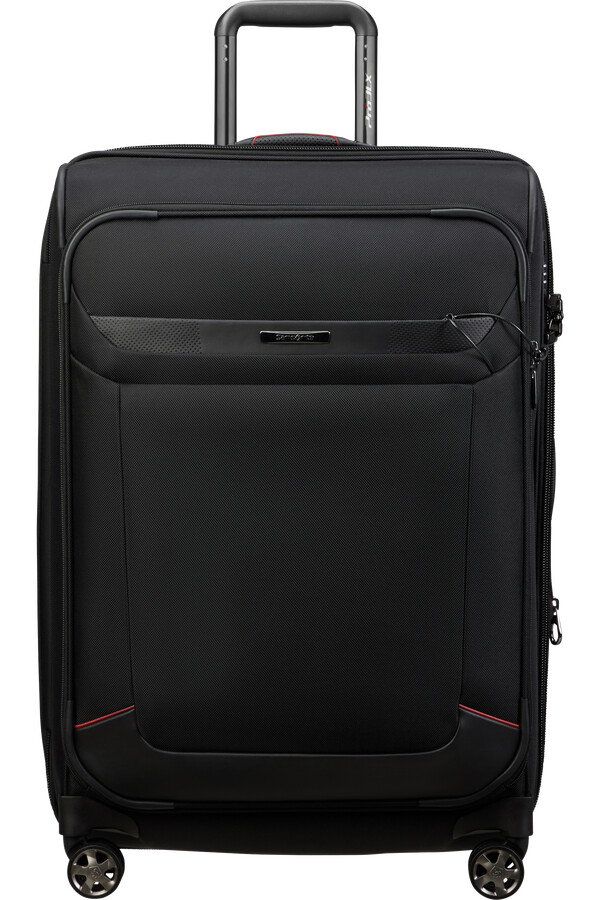 carrinho de viagem pro-dlx 6 trvl spinner expansível 4 rodas 67cm preto