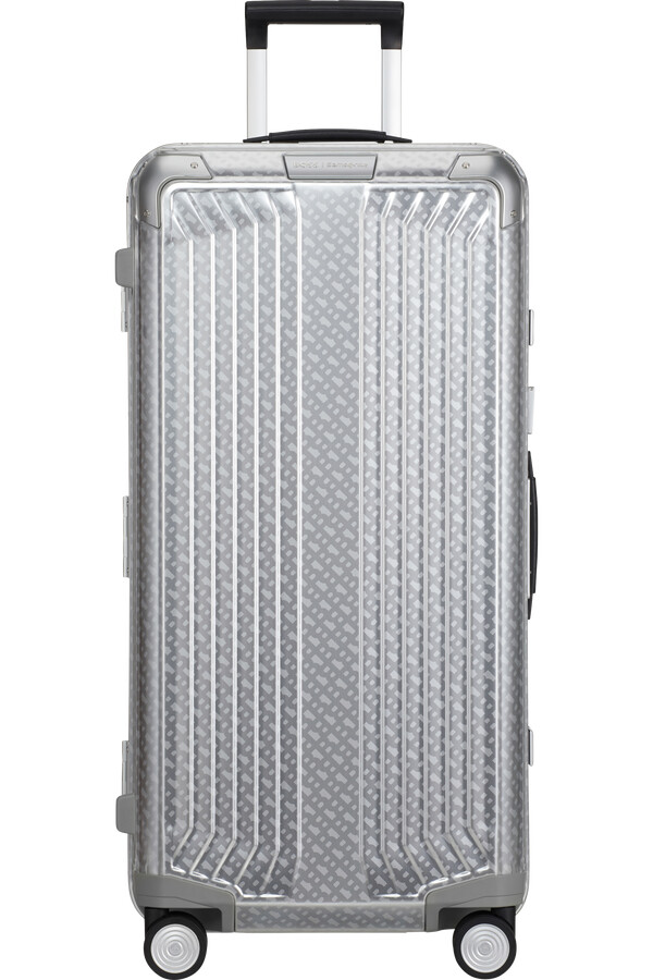 boss mala de viagem samsonite spinning 4 rodas 80cm alumínio monograma