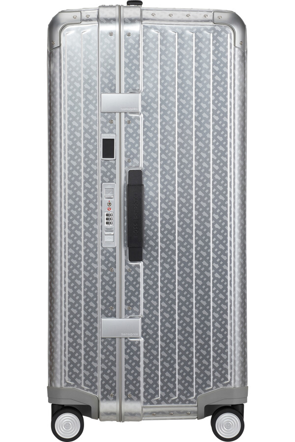 boss mala de viagem samsonite spinning 4 rodas 80cm alumínio monograma