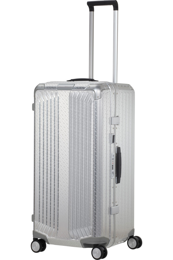 boss mala de viagem samsonite spinning 4 rodas 80cm alumínio monograma