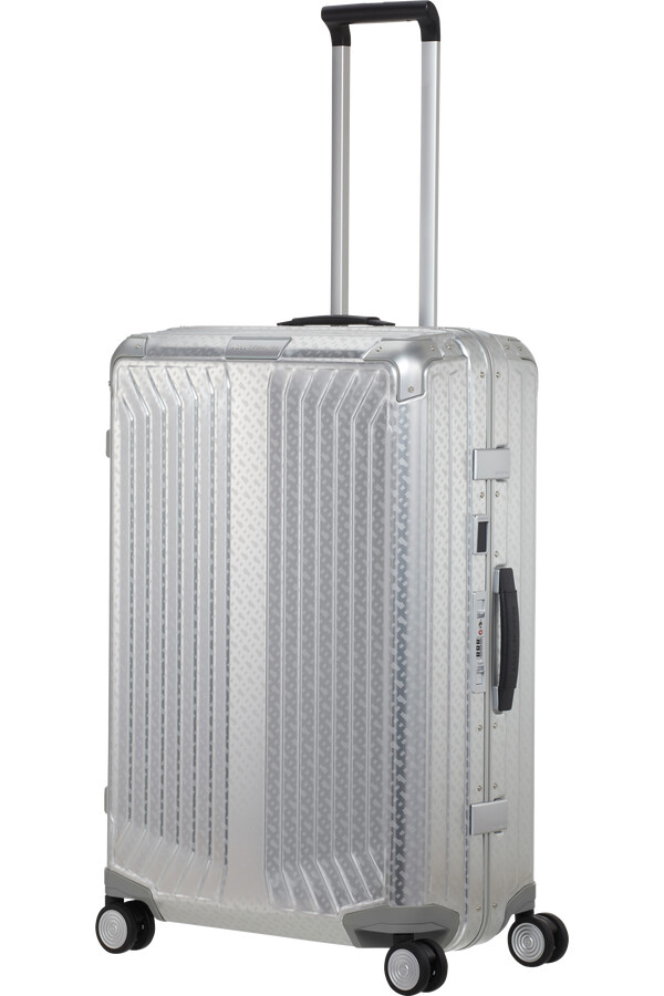 boss mala de viagem samsonite spinning 4 rodas 76cm alumínio monograma