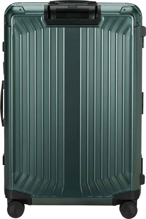 mala lite-box alu spinner 4 rodas 76cm verde sálvialaranja