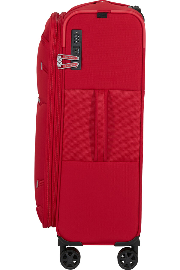 carrinho giratório expansível gotwist 4 rodas 68cm vermelho verdadeiro