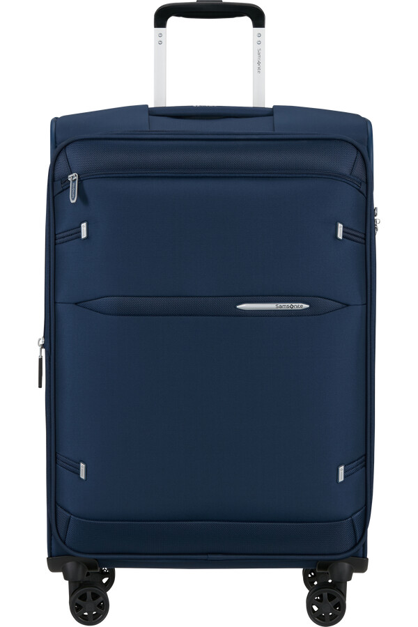 carrinho giratório expansível gotwist 4 rodas 68cm azul marinho