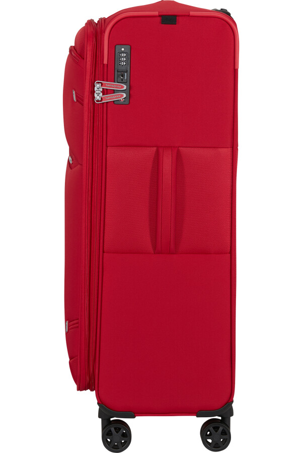 carrinho giratório expansível gotwist 4 rodas 78cm vermelho verdadeiro