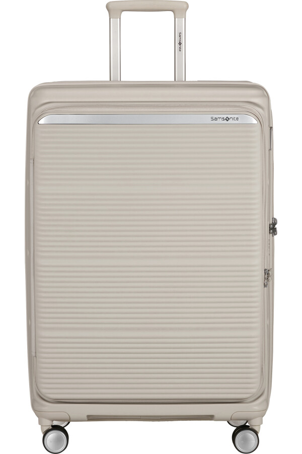 carrinho de bebê paralux spinner expansível 4 rodas 75cm cinza pedra