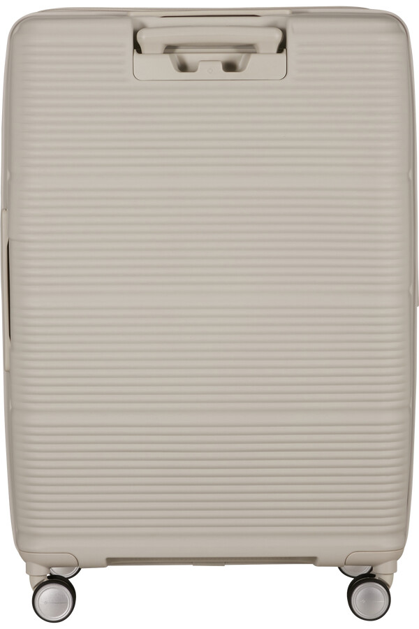 carrinho de bebê paralux spinner expansível 4 rodas 75cm cinza pedra