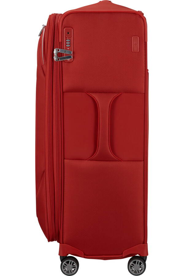 carrinho de bebê re-lite spinner expansível 4 rodas 78cm vermelho papoula
